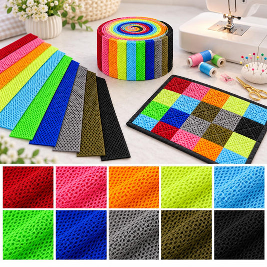 10pcs Vintage Plain Solid Pattern Jelly Roll Fabric Strips 2.5X19.7inch Pre-cut 100% Polyester for Patchwork Quilts, Table Runners, Placemats, Tote Bags, Storage Pouches, Makeup Bags, Coasters, Quilt Blocks & Binding Multi-color