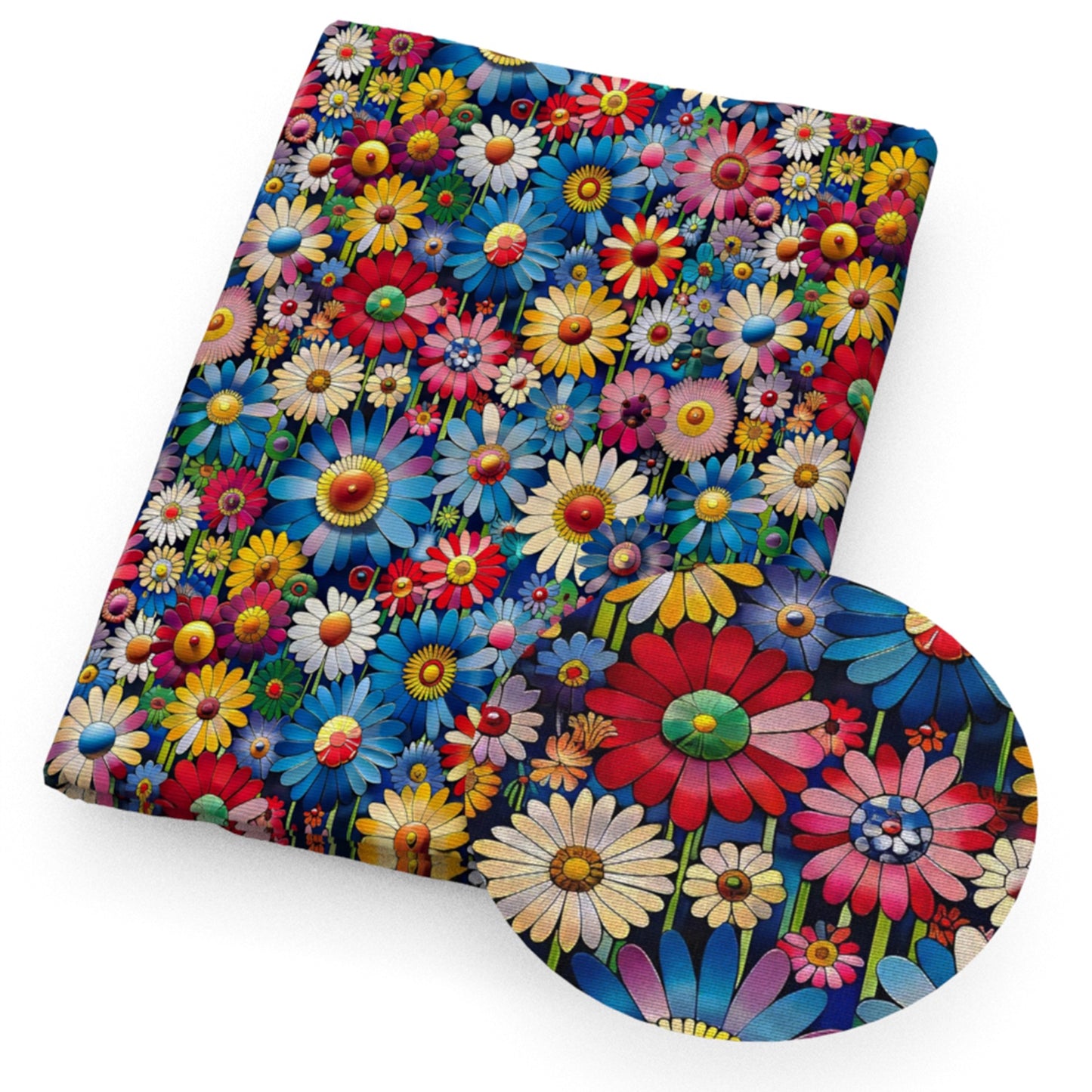 flowerfloral daisy fabric