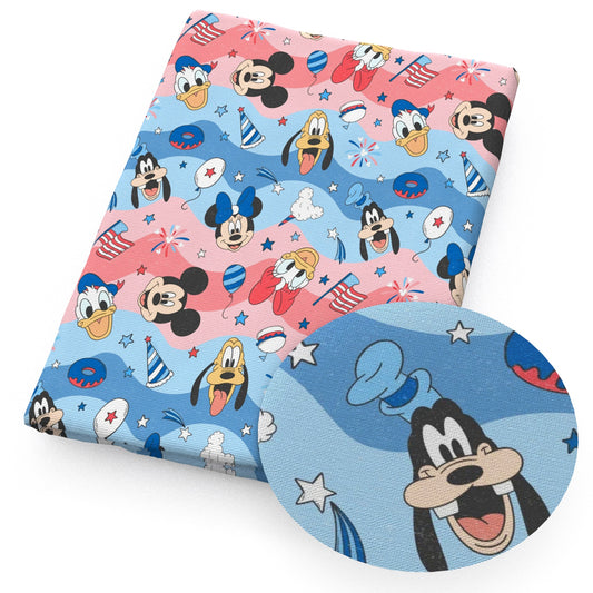 4th of july cartoon fabric