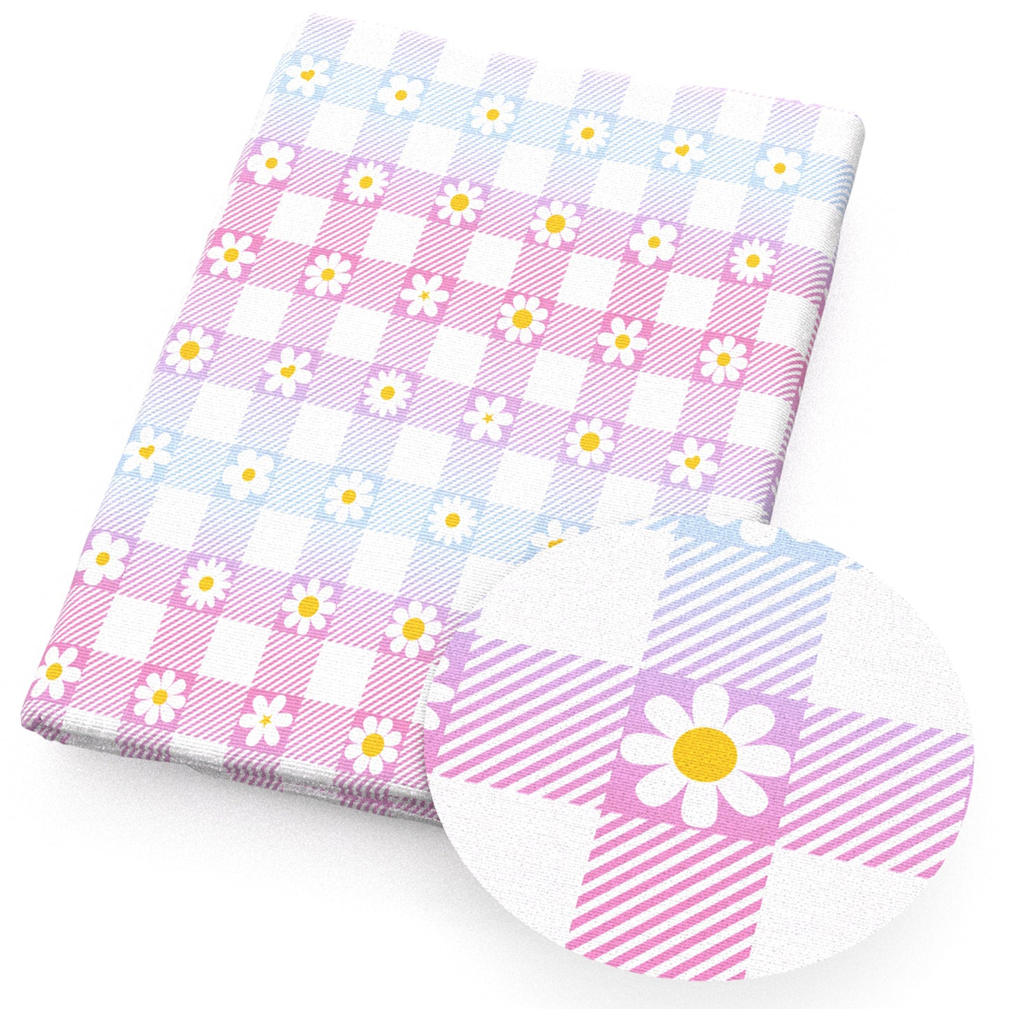 plaid grid flowerfloral pink series twill fabric