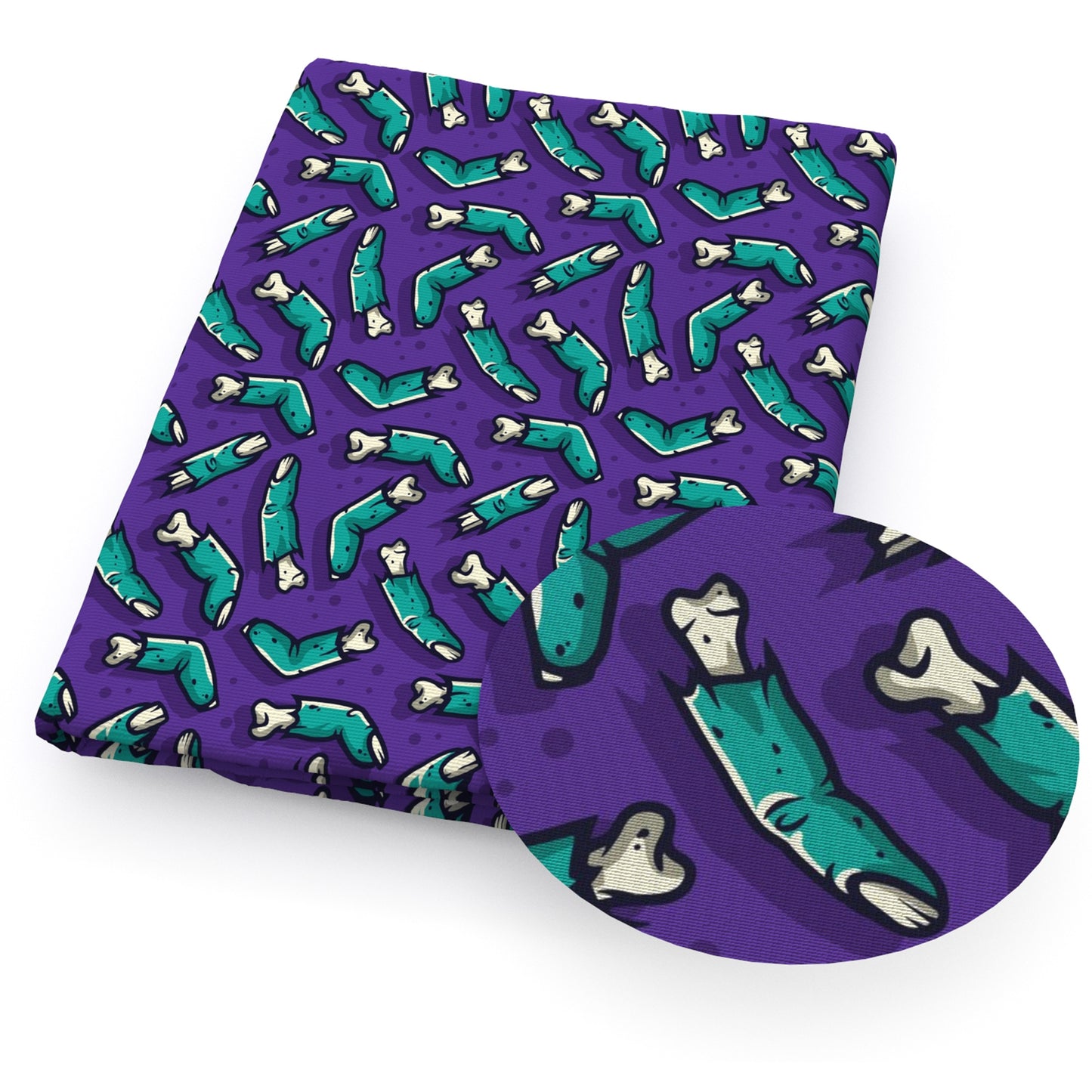 bonesfish bonesdog bones halloween horror fabric