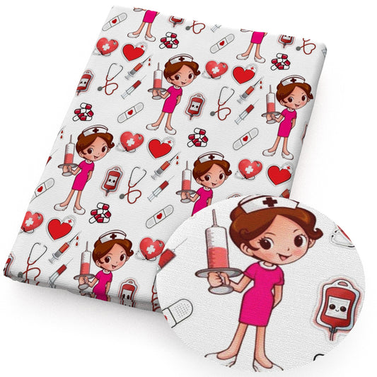 medical design theme fabric