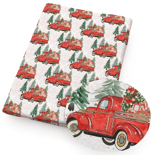 christmas day christmas tree car fabric
