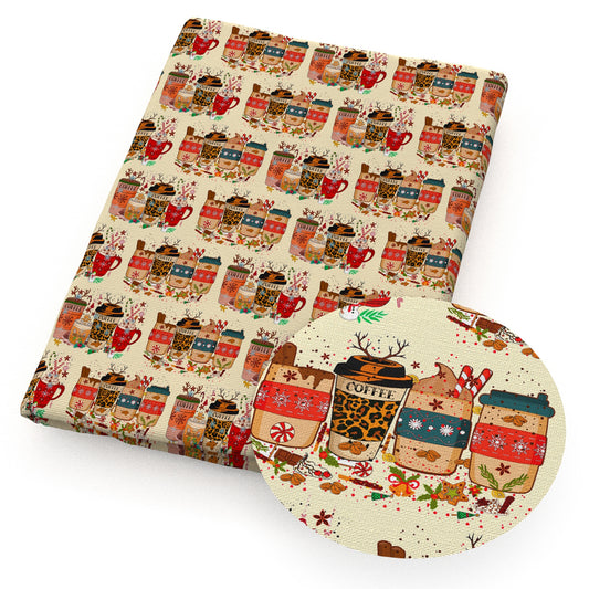 christmas day bell gingerbread man snowman fabric