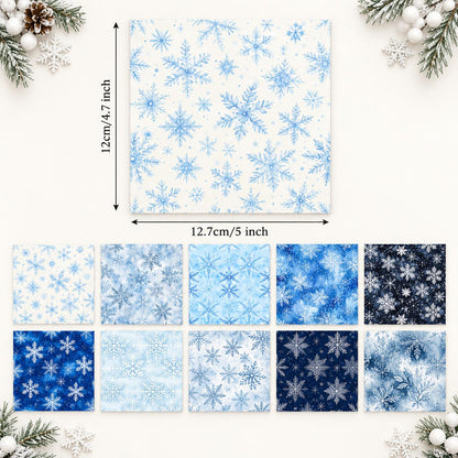 10Pc/Set Christmas Series Fat Quarter Fabric, Pre-Cut Square Fabric Assort, Fabric Set, Craft Fabric, Handmade DIY Patchwork Fabric,Home Quilting Sewing Fabric, Packaging Fabric, Scrapbooking Craft Hobbyist
