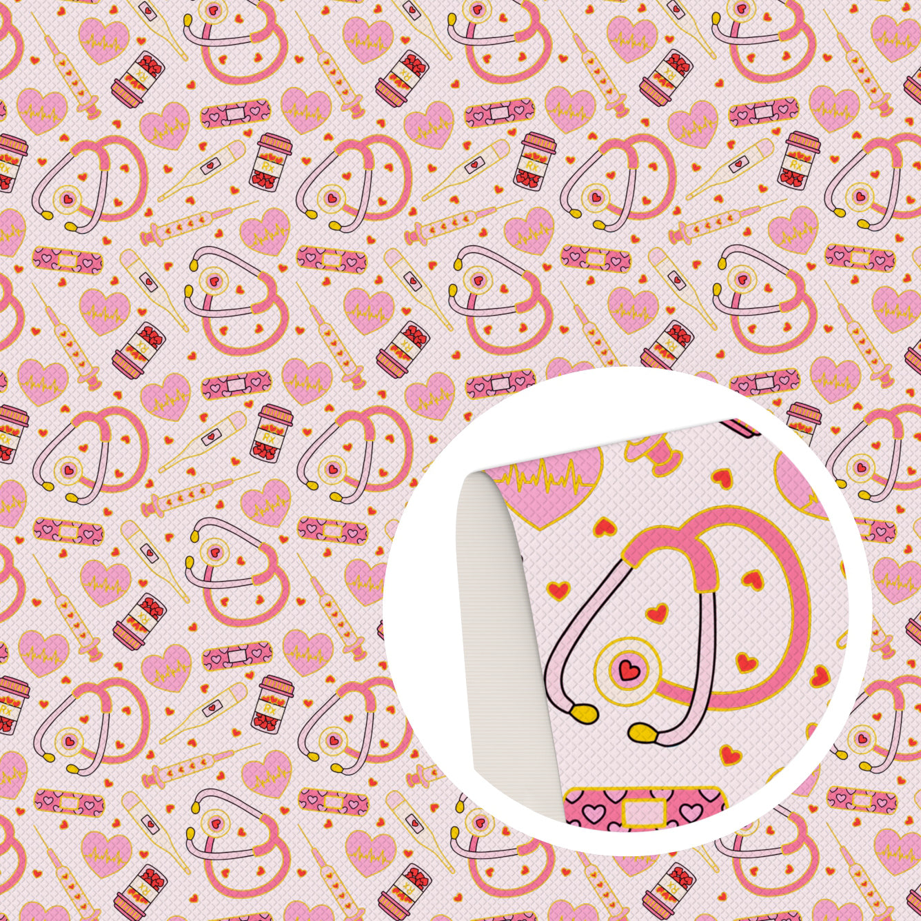 medical design theme fabric