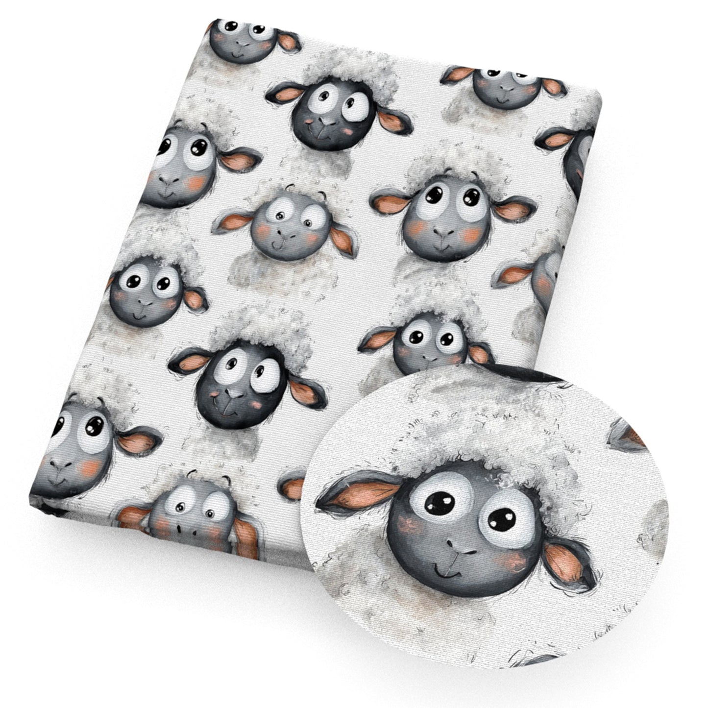 sheep animals fabric
