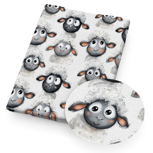 sheep animals fabric