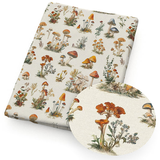 plant mushroom fabric