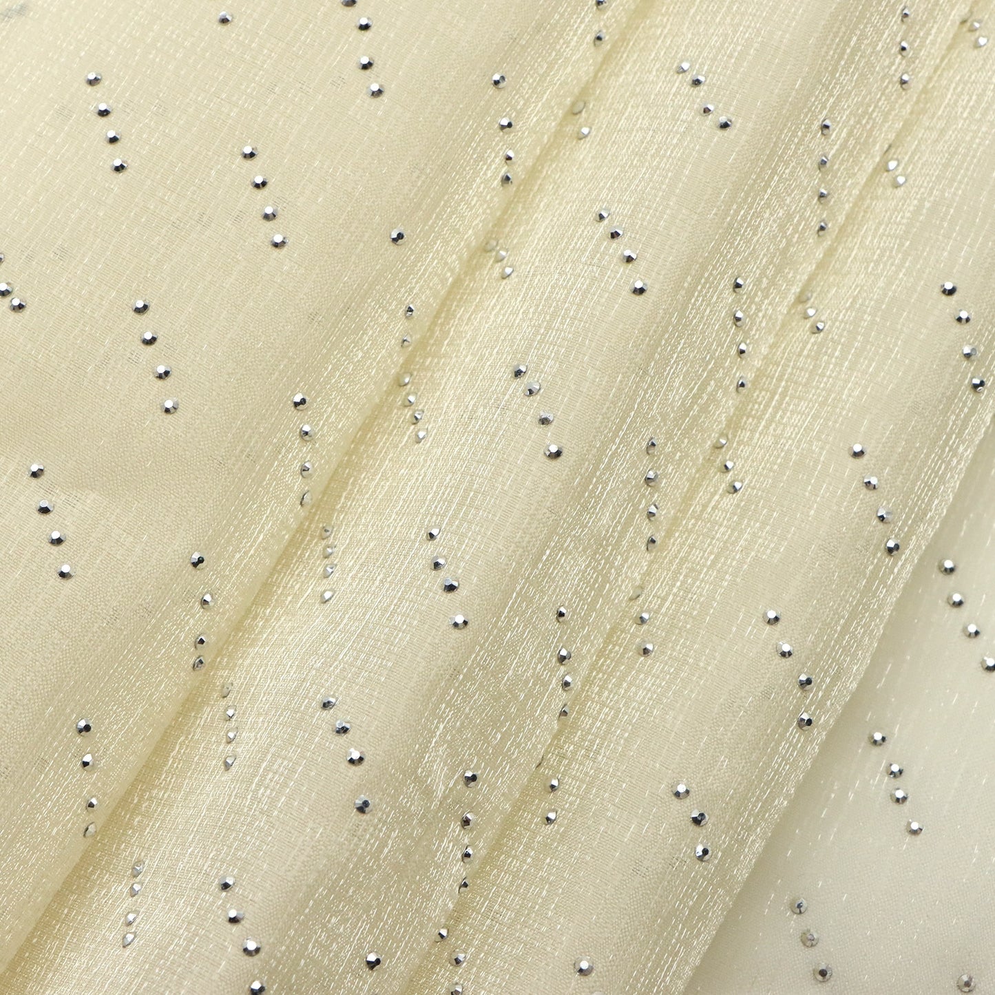 1Pc 59x19.68inch(150x50cm) Sparkly dot Width Chiffon Fabric Soft Fabric For Dress Lining Cloth Material Wedding Sewing Production