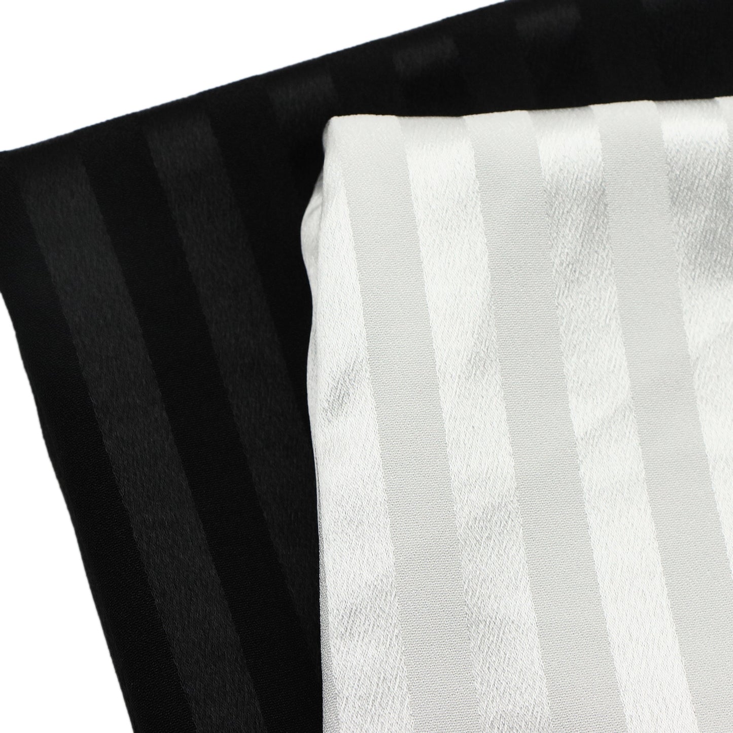 1Pc Double Sided Striped Polyester Fabric - 59x19.68inch Pre-cut 100% Polyester Fabric,Black/White/Coffee Color for Choice,Hand Wash Only,Perfect for Quilting,Ideal for Home Textile Sewing,DIY Wallet ,Pouches,Bag Making,Perfect for Cushions,Pillow