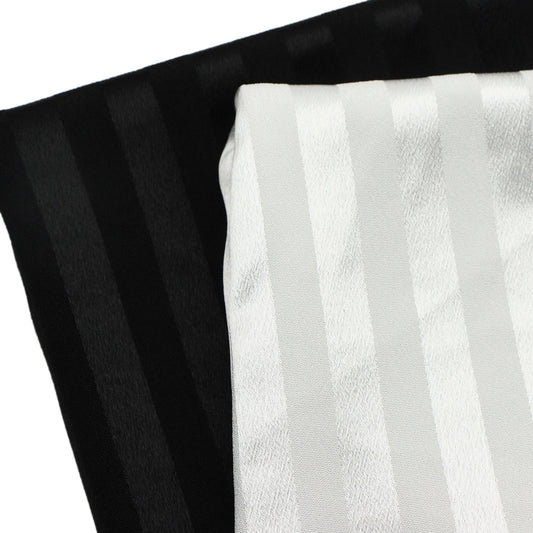 1Pc Double Sided Striped Polyester Fabric - 59x19.68inch Pre-cut 100% Polyester Fabric,Black/White/Coffee Color for Choice,Hand Wash Only,Perfect for Quilting,Ideal for Home Textile Sewing,DIY Wallet ,Pouches,Bag Making,Perfect for Cushions,Pillow