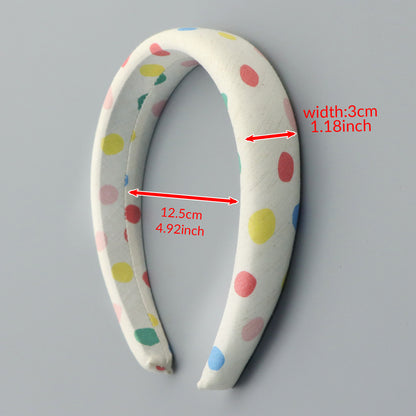 Rainbow Dots Headband