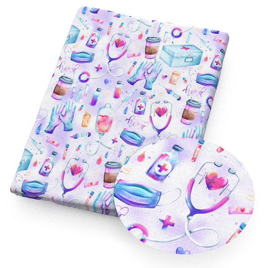 heart love medical equipmentmedical device dots spot gloves fabric