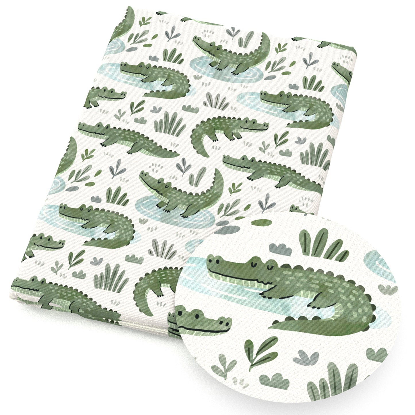 grass crocodilecrocodile pattern animals fabric