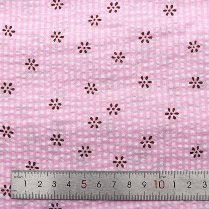 1Pc flower plaid Fabric - 59x19.68inch(150x50cm) Pre-cut Fabric,Perfect for DIY Sewing,Bags,Party Decor, Tablecloths, Gift Wrapping,Cushions & Furniture Covers