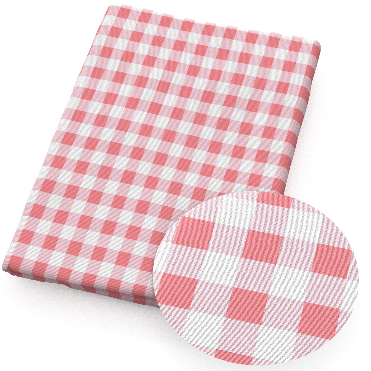 plaid pink series fabric
