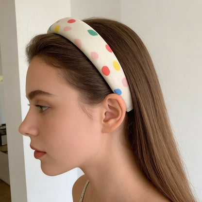 Rainbow Dots Headband