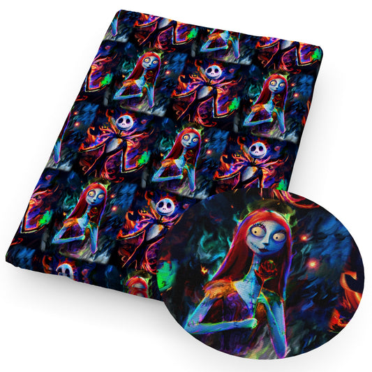 halloween skellington the nightmare before christmassally fabric