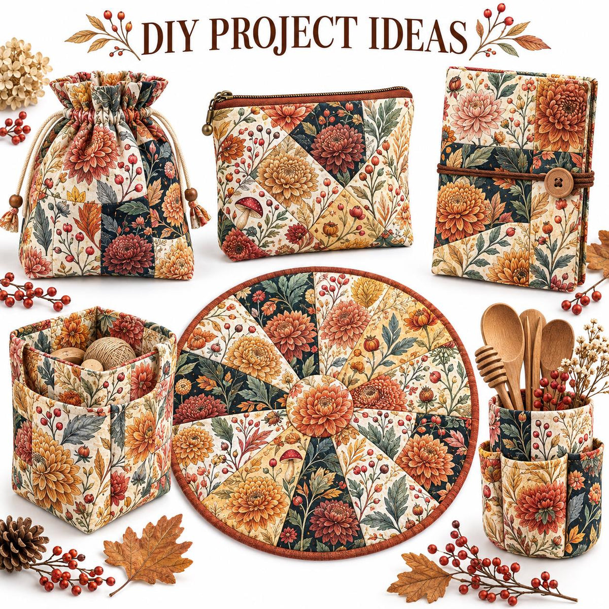 10Pc/Set Flower Series Fat Quarter Fabric, Pre-Cut Square Fabric Assort, Fabric Set, Craft Fabric, Handmade DIY Patchwork Fabric,Home Quilting Sewing Fabric, Packaging Fabric, Scrapbooking Craft Hobbyist