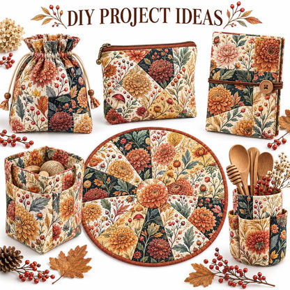 10Pc/Set Flower Series Fat Quarter Fabric, Pre-Cut Square Fabric Assort, Fabric Set, Craft Fabric, Handmade DIY Patchwork Fabric,Home Quilting Sewing Fabric, Packaging Fabric, Scrapbooking Craft Hobbyist