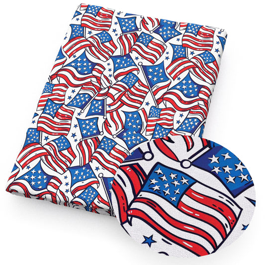 4th of july independence day star starfish fabric