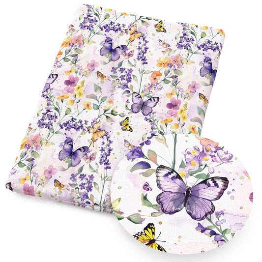 butterfly flowerfloral fabric