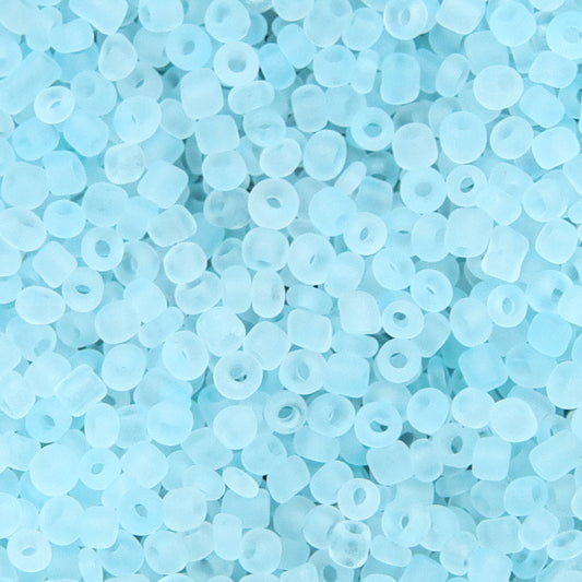 10g/pack Blue Series 12/0 Miyuki Seed Beads Plain Solid Color Loose Spacer Acrylic Beads with Hole for Jewelry Making DIY Bracelet Necklace Chain Earrings Charm Bangle Decors Craft Accessories