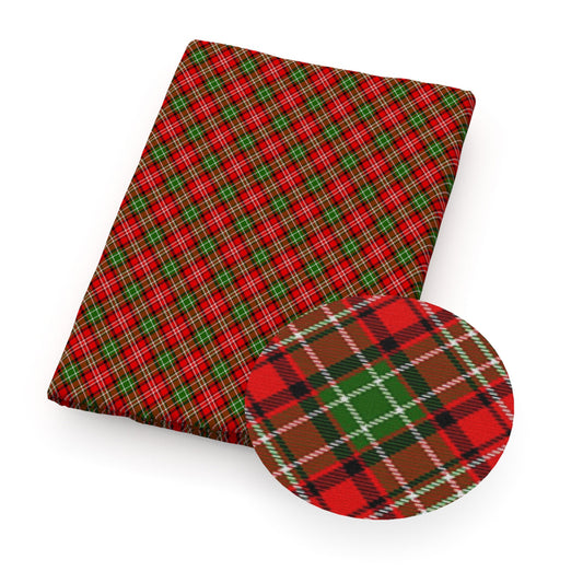 christmas plaid fabric