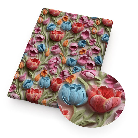 flowerfloral tulip fabric