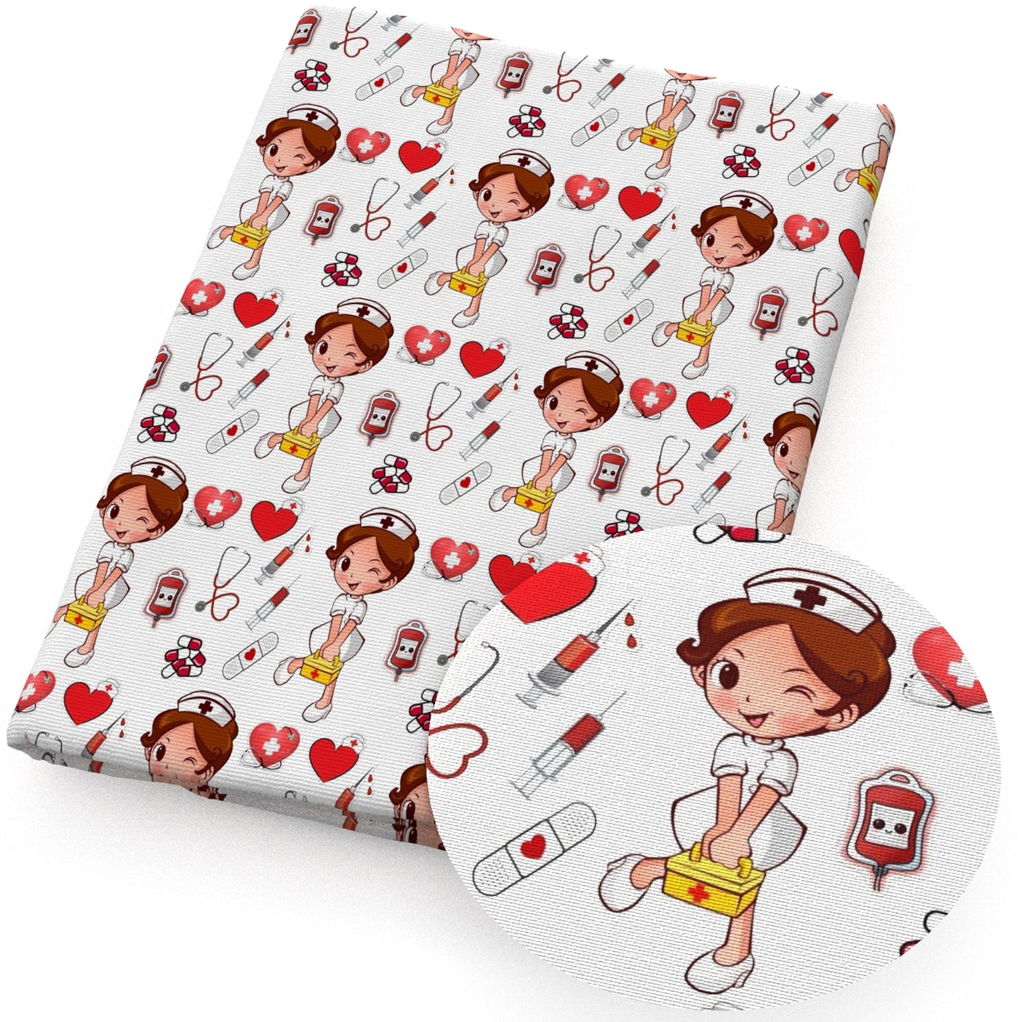 medical design theme fabric