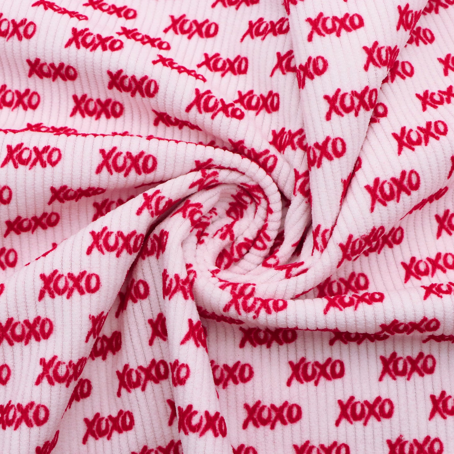 velvet Valentine's Day fabric