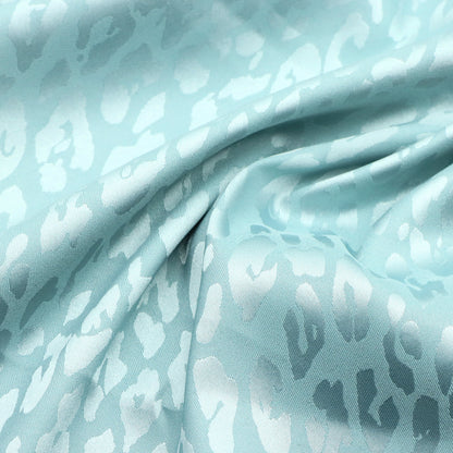 1pc ,19.69x59.06inch(50x150cm)  ,small leopard print dark satin face jacquard fabric ,for Party Decorations, and Craft Projects, Hair Ties, DIY Quilting & Sewing, Patchwork, Backdrop Fabric | bow Pattern