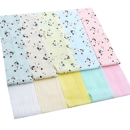 10pcs Vintage Floral Pattern Jelly Roll Fabric Strips 2.5X19.7inch Pre-Cut 100% PolyesterFor Patchwork Quilts, Table Runners, Placemats, Tote Bags, Storage Pouches, Makeup Bags, Coasters, Quilt Blocks & Binding