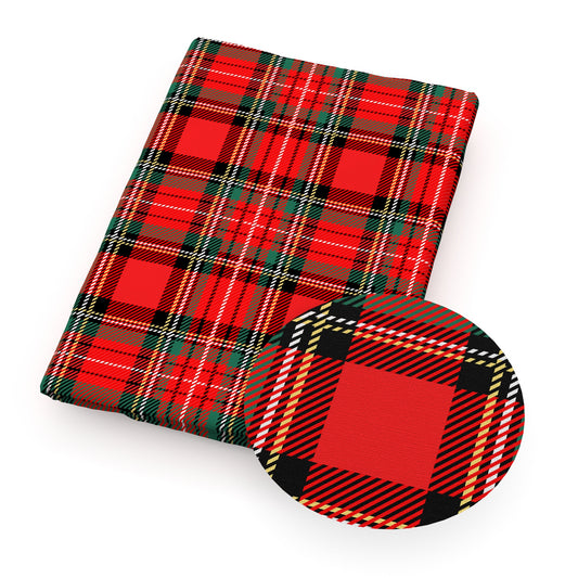 christmas plaid fabric