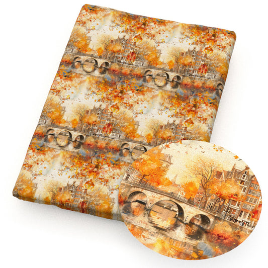 house leaf leaves tree fallautumn maple leaf fabric