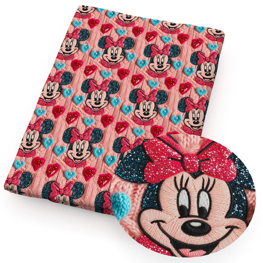 imitation embroidery series cartoon fabric