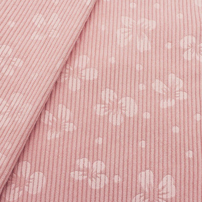 Flower Corduroy Polyester Velvet Fabric,19.68X59inch, Pre-Cut Quilting Material for DIY Wallet Crafts DIY Craft For Small Bags, Cushions, Wallets, Toys, Coin Purses Patchwork, Handmade Doll Breathable