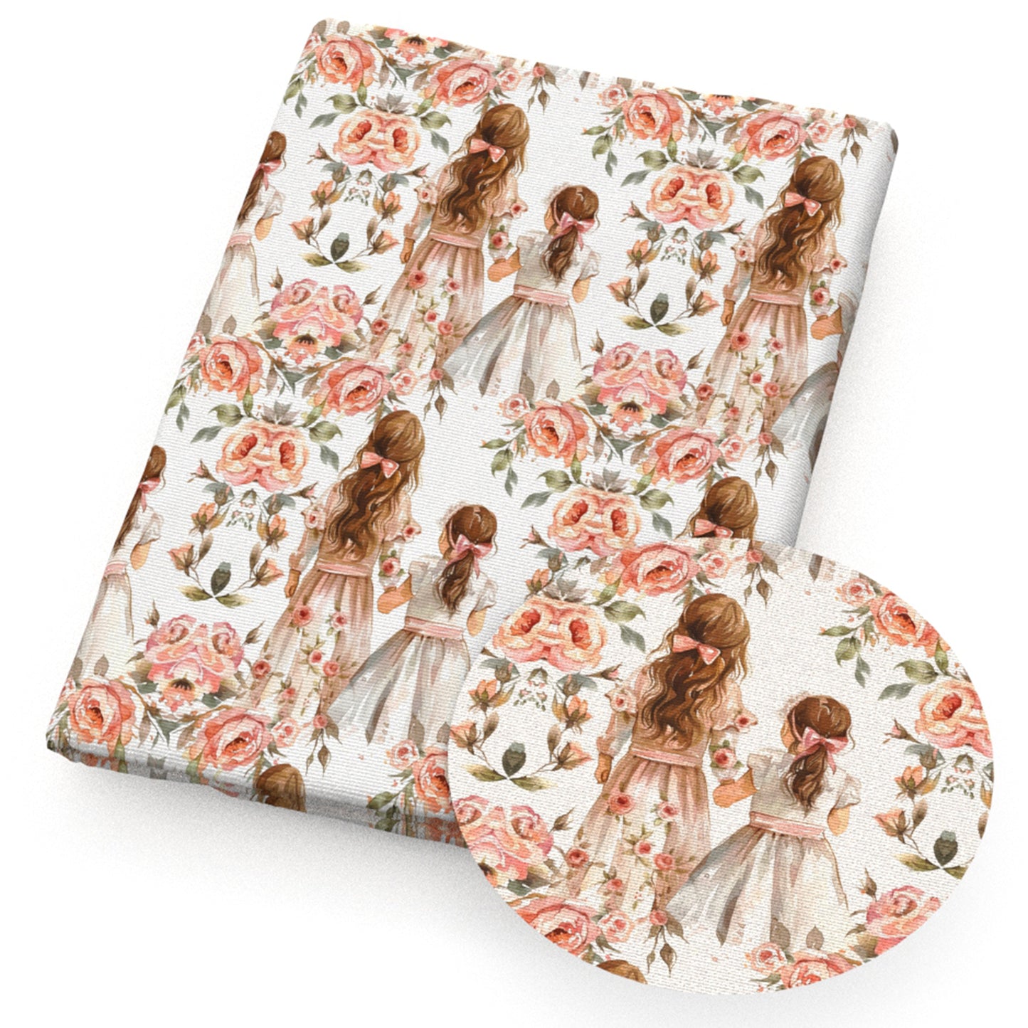flowerfloral girl bowknotbows mother's day mother mommommy fabric