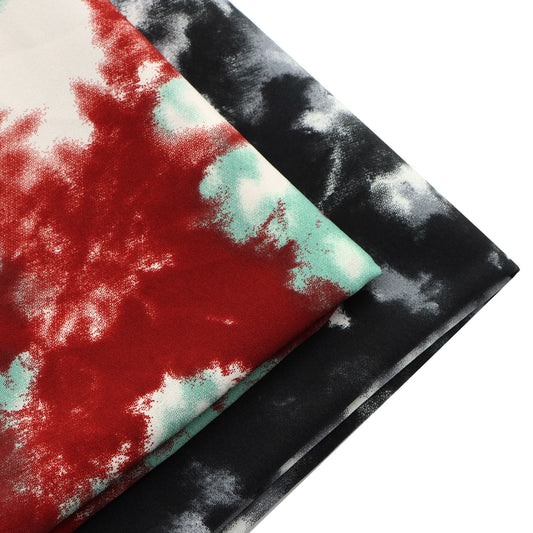 1Pc Tie Dye Fabric - 59x19.68inch(150x50cm) Pre-cut Fabric,Perfect for DIY Sewing,Bags,Party Decor, Tablecloths, Gift Wrapping,Cushions & Furniture Covers