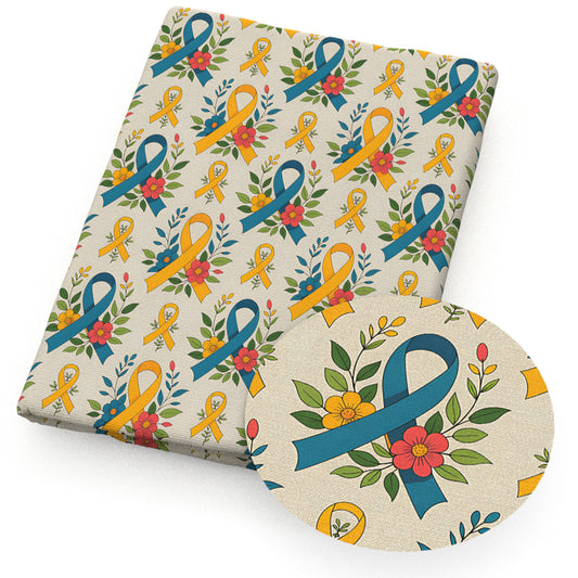 flowerfloral breast cancer fabric
