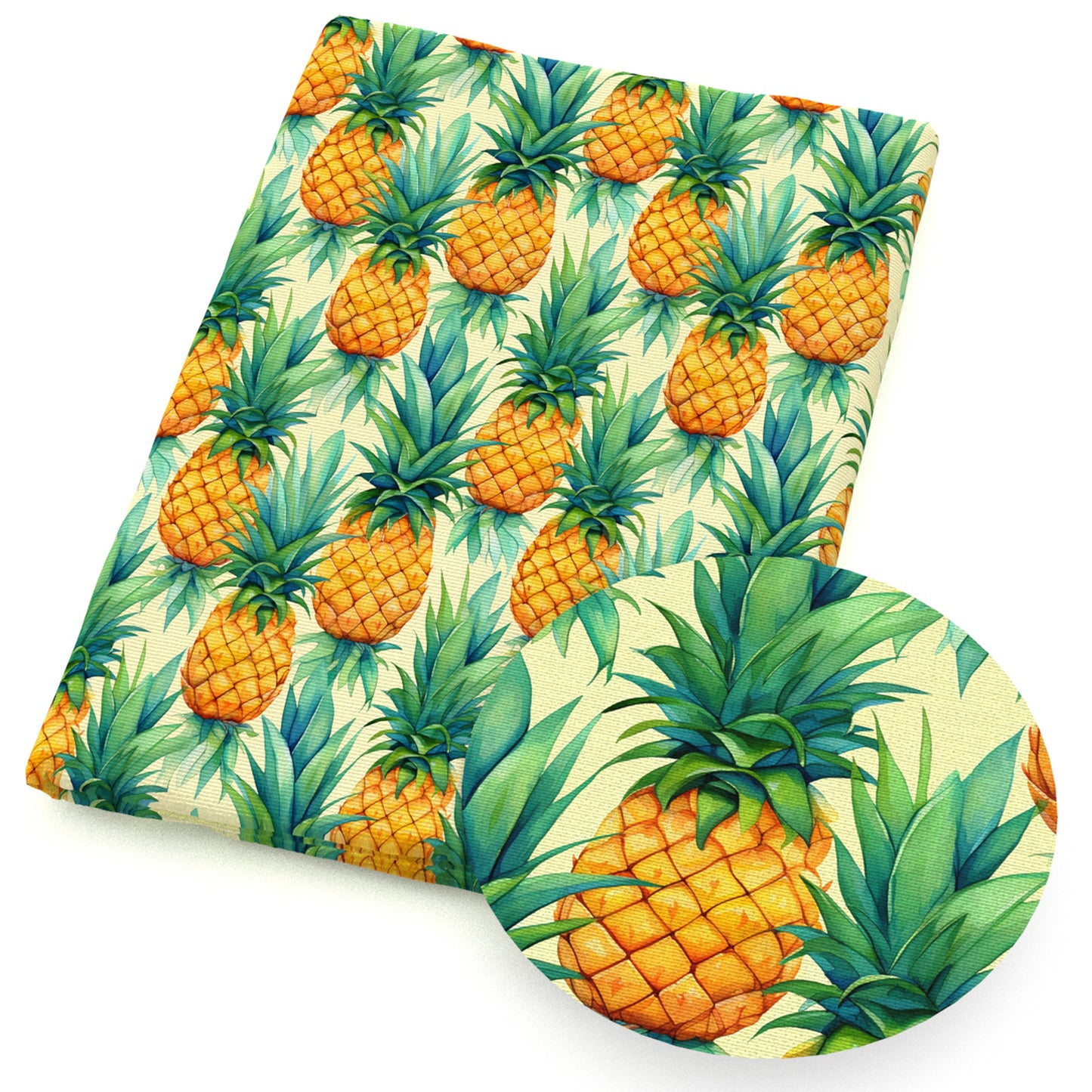 pineapple fruit fabric
