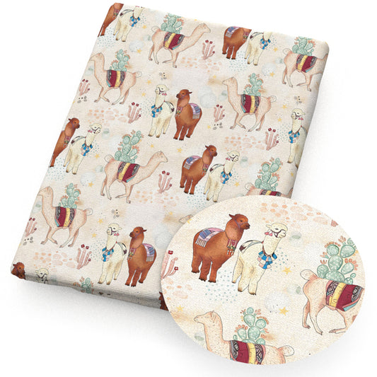 alpacalama the cactus fabric