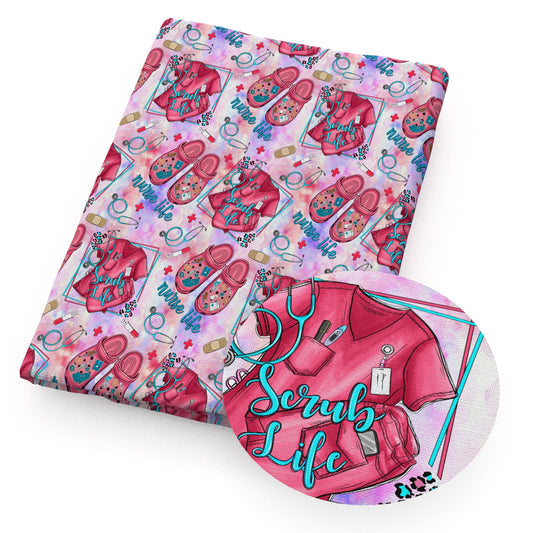 medical design theme fabric