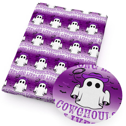 halloween skull ghost skeleton bones fabric