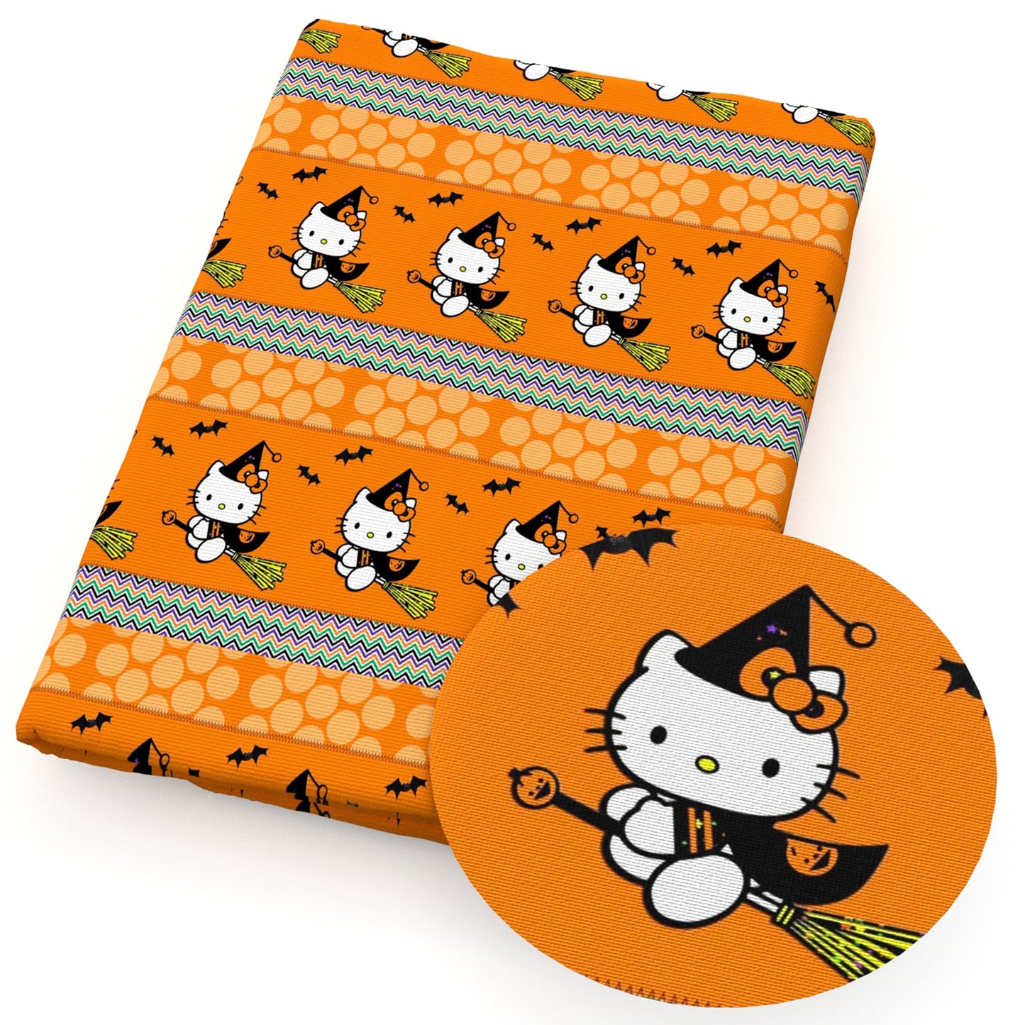 plaid halloween bat fabric