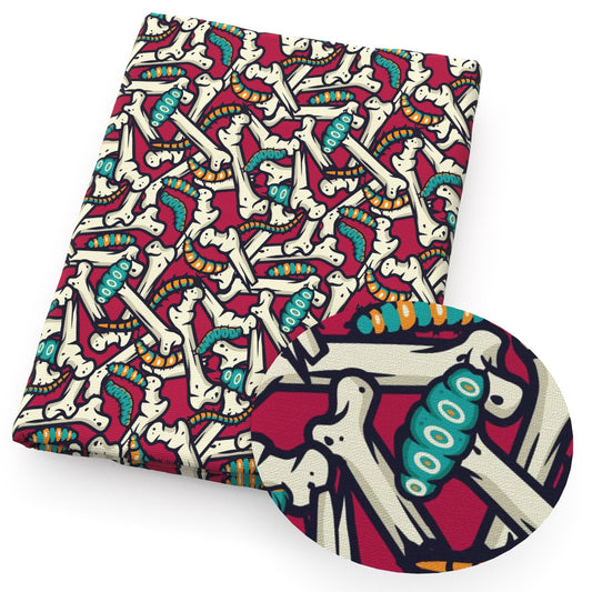 bonesfish bonesdog bones insect halloween horror fabric