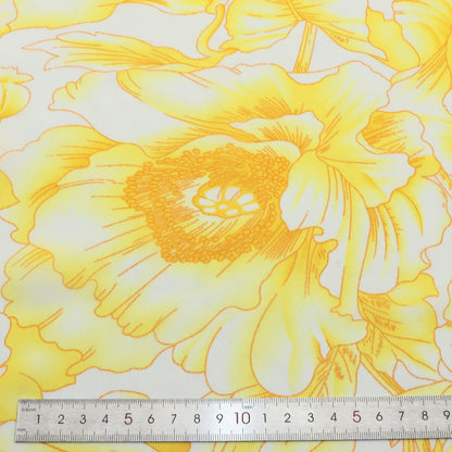 1Pc flower Chiffon Fabric - 58.27x19.68inch(148x50cm) Pre-cut Fabric,Perfect for DIY Sewing,Bags,Party Decor, Tablecloths, Gift Wrapping,Cushions & Furniture Covers