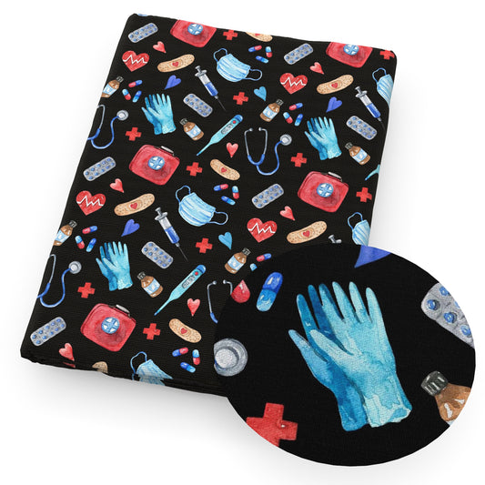 medical design theme fabric