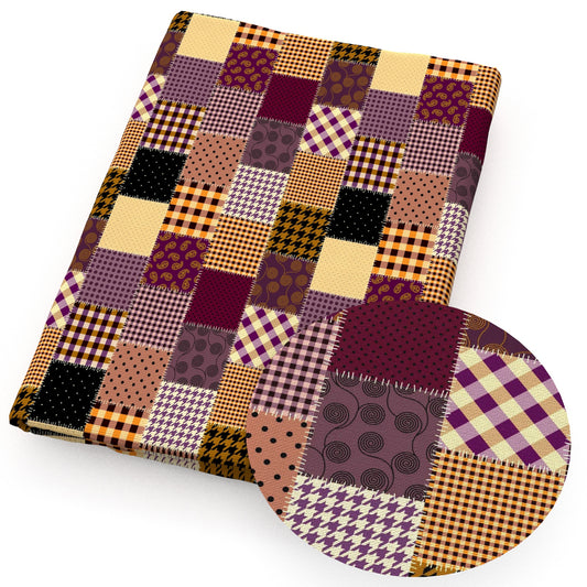 plaid dots spot fabric